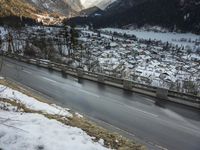 Snow Covered Alps: A Majestic View of Europe
