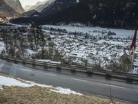 Snow Covered Alps: A Majestic View of Europe