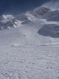 Snow Covered Alps: A Winter Wonderland in France, Europe