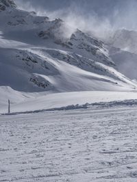 Snow Covered Alps: A Winter Wonderland in France, Europe