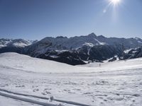 Snow Covered Alps in France: A Majestic Landscape