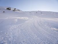 Snow-Covered Alps in France: Mountain Landscape 001