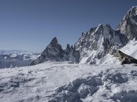 Snow-Covered Alps in Italy and France, Europe 001