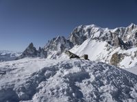 Snow-Covered Alps in Italy and France - Europe 004