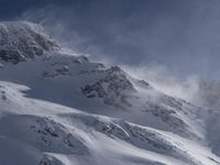 Snow Covered Alps Landscape