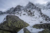 Snow Covered Alps: Mont Blanc, France