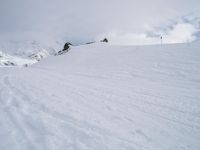 Snow Covered Alps Mountain Landscape