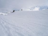 Snow Covered Alps Mountain Landscape