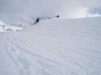 Snow Covered Alps Mountain Landscape