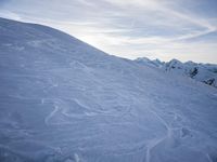 Snow Covered Alps: Nature's Majestic Landscape