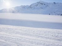 Snow-Covered Alps in Switzerland, Europe