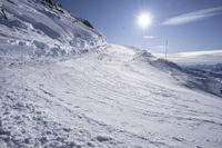 Snow-Covered Alps View in France