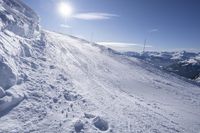 Snow-Covered Alps View in France 003