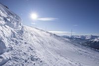 Snow-Covered Alps View in France 004