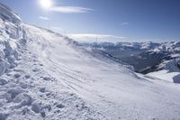 Snow-Covered Alps View in France 005