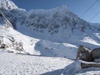 Snow-Covered Landscape in the French Alps 002