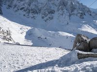 Snow Covered Landscape in the French Alps 003