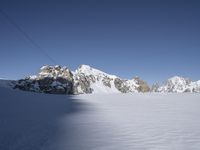 Snow-Covered Mountain Range: A Winter Wonderland