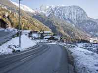 Snow Covered Mountains in Germany