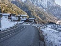 Snow Covered Mountains in Germany