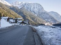 Snow Covered Mountains in Germany