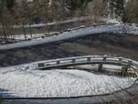 Snow Covered Mountains: View from a Residential Area