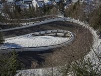 Snow Covered Mountains: View from a Residential Area