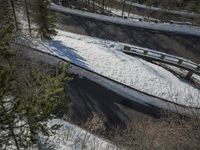 Snow Covered Mountains: View from a Residential Area