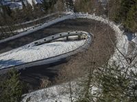 Snow Covered Mountains: View from a Residential Area