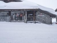 Snow Covered Road in the Alps: European Tourist Attraction 001