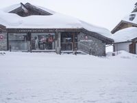 Snow Covered Road in the Alps - European Tourist Attraction 002