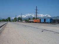 Snow Covered Road in Utah Landscape