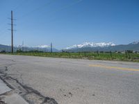 Snow-Covered Road in Utah: A Rural Landscape