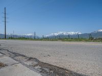 Snow-Covered Road in Utah: A Rural Landscape