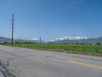 Snow-Covered Road in Utah: A Rural Landscape