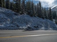 Snow-Covered Roads in Colorado, USA