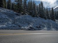 Snow-Covered Roads in Colorado, USA