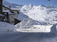 Snow-covered Slopes in the Alps, France (004)