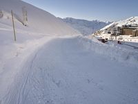 Snowy Alps under a Clear Sky