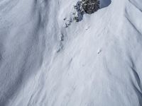 Snowy Alps in France - Aerial View 001