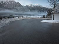 Snowy Alps in Germany: Clear Sky with Majestic Mountains
