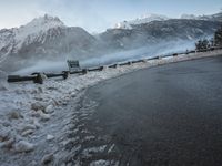 Snowy Alps in Germany: Clear Sky with Majestic Mountains