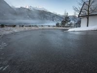 Snowy Alps in Germany: Clear Sky with Majestic Mountains