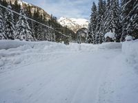 Snowy Alps Landscape in Germany