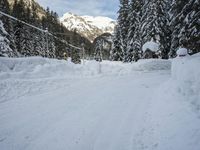 Snowy Alps Landscape in Germany