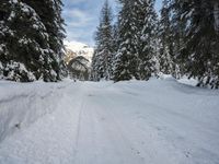 Snowy Alps Landscape in Germany