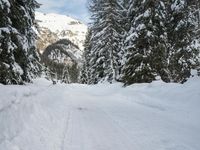 Snowy Alps Landscape in Germany