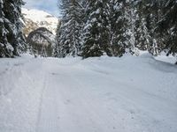 Snowy Alps Landscape in Germany
