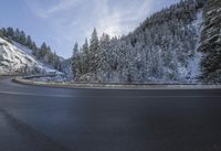 Snowy Alps Landscape in Switzerland, Europe