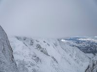 Snowy Alps Landscape View